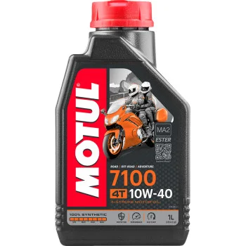 Motul 7100 10W-40 4T Motorcycle Oil - 1L