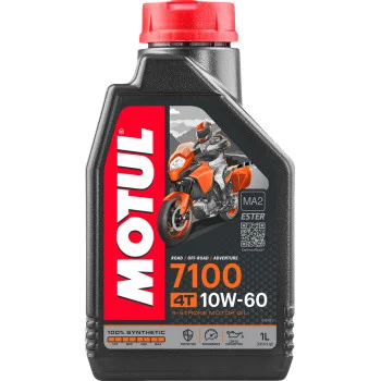 Motul 7100 10W-60 4T Motorcycle Oil - 1L