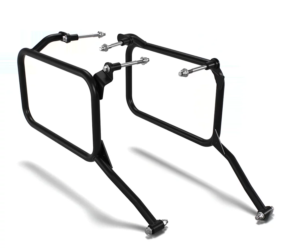 Royal Enfield Black Adventure Pannier Rails