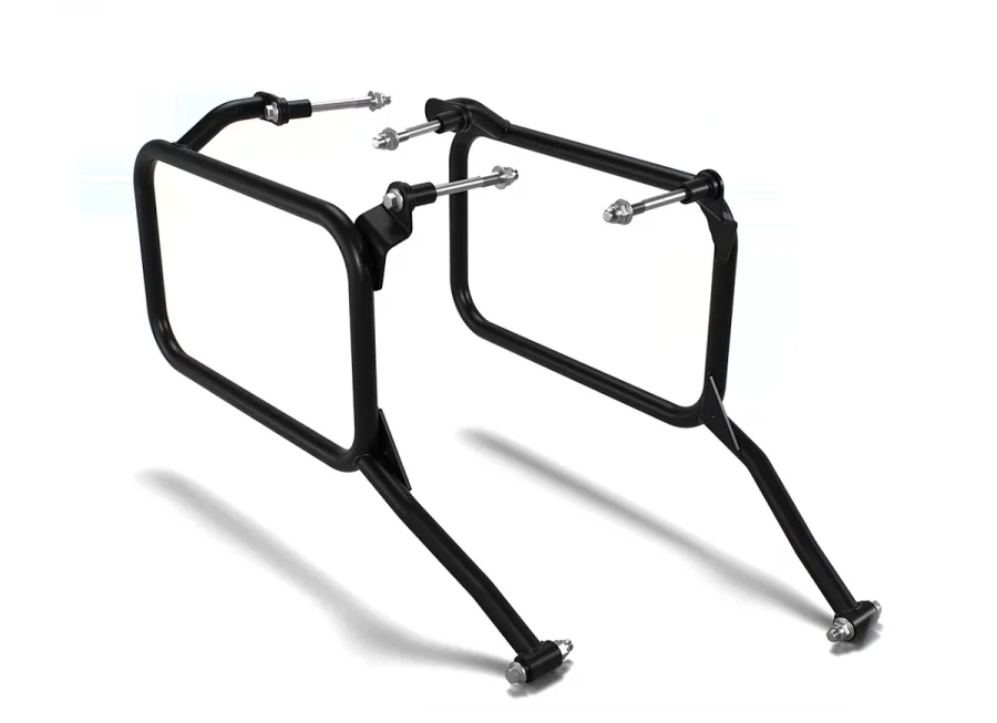 KXA00432 Royal Enfield Black Adventure Pannier Rails