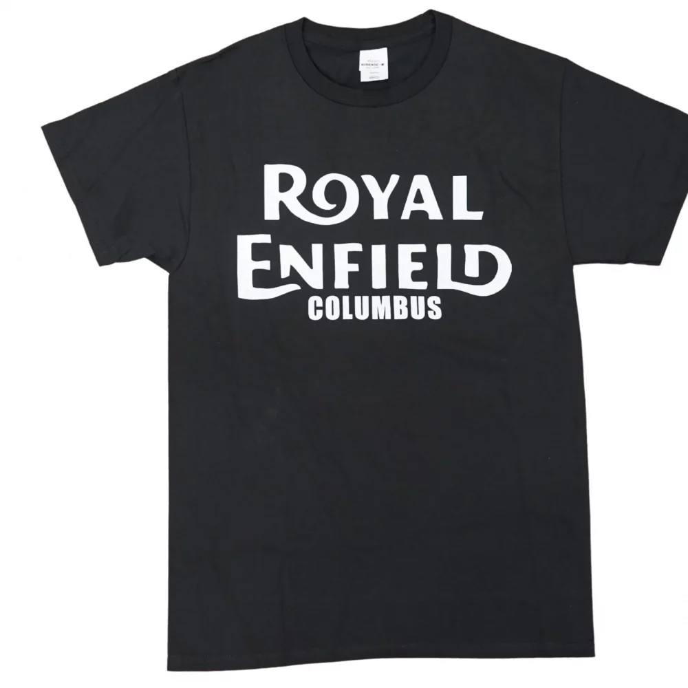 Royal Enfield Columbus Logo T-Shirt - Black