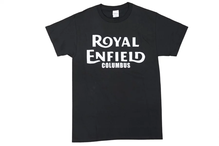 Royal Enfield Columbus Logo T-Shirt - Black