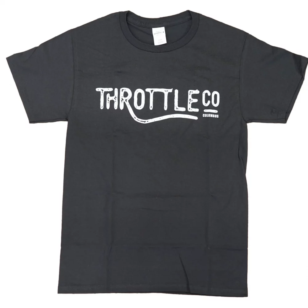 TCO-LOGO-BLACK Throttle Company Logo T-Shirt - Black