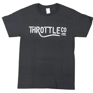 Throttle Company Logo T-Shirt - Black