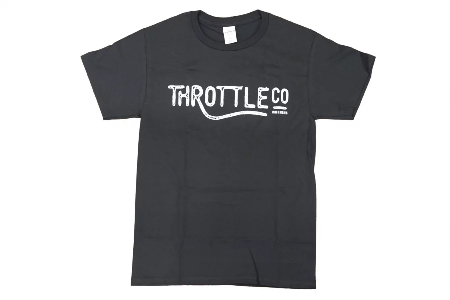 Throttle Company Logo T-Shirt - Black