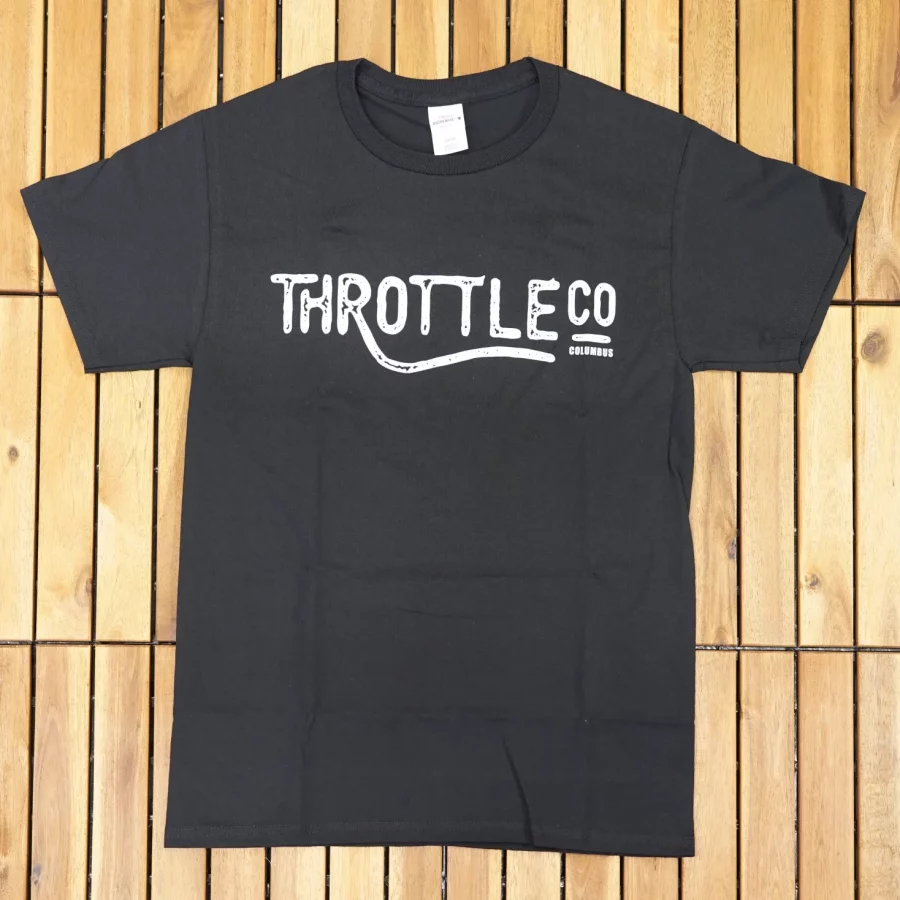 Throttle Company Logo T-Shirt - Black