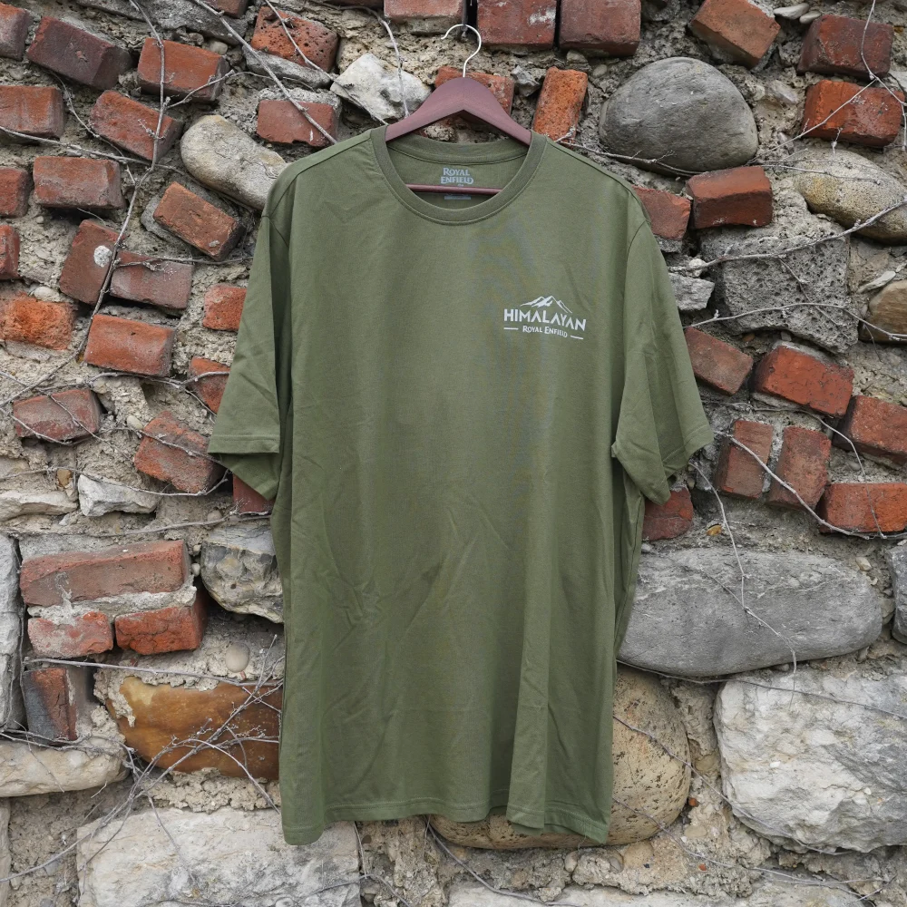 DSC01320wp Royal Enfield Himalayan 450 Olive T-Shirt